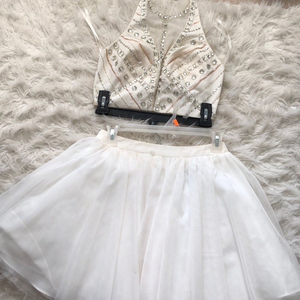 White Homecoming dress
